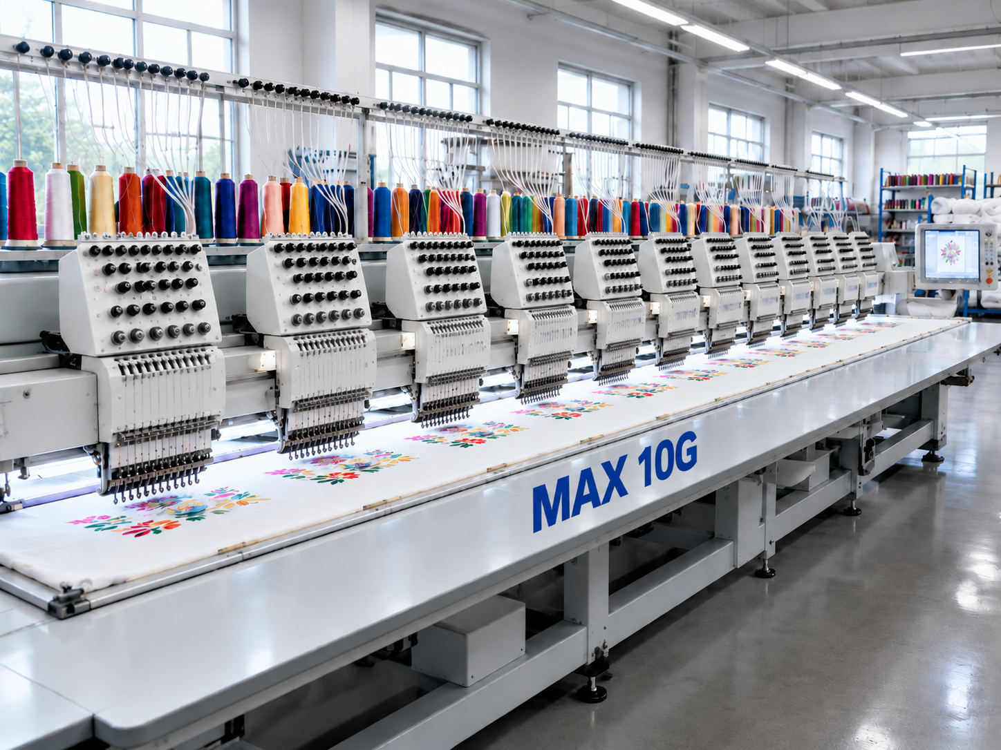 Multi Head Embroidery Machine
